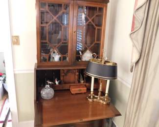 Vintage Maddox Mahogany Drop Front Secretary  