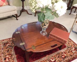 Butler Tray Table With Flass