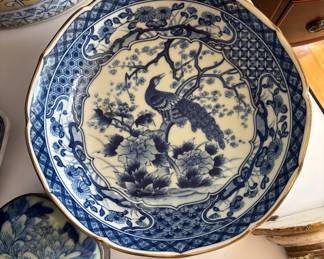 Beautiful Japanese peacock bowls