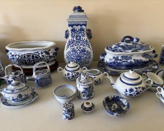 Another group of Chinese blue and white
