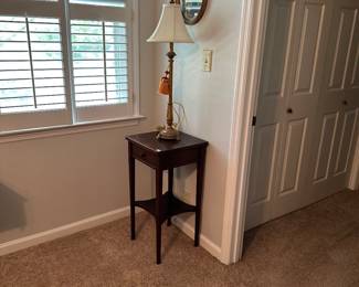 mahogany side table