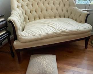 Regency style love seat