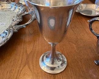 Sterling wine goblet