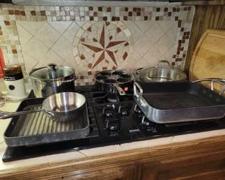 Cookware from All Clad, Cuisinart, and more