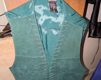 Vintage Teal Swede Vest
