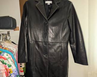 Vintage Black with Cream Stitching Jacket