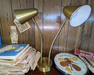 MCM Double Table Lamp