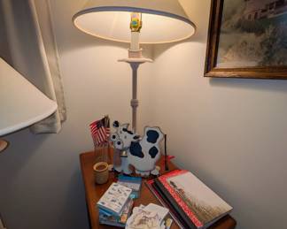 Vintage 1980s Table Lamp
