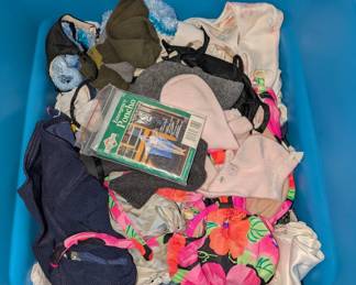 Lots of Nylon Stockings New! Socks, Bras & Bathing Suit Tops