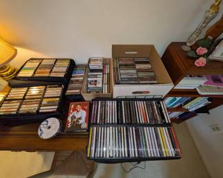 Lots of Cassette Tape & CD's