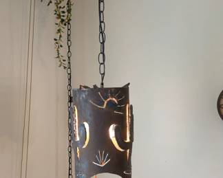 Cut Metal Hanging Lamp 