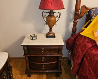 Pulaski Faux Marble top side table ( Set of 2)