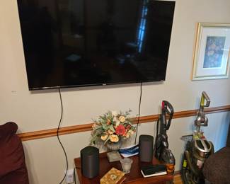One TV with Roku speakers 