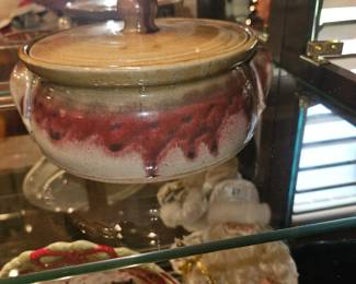 Nichols Pottery Covered Bowl