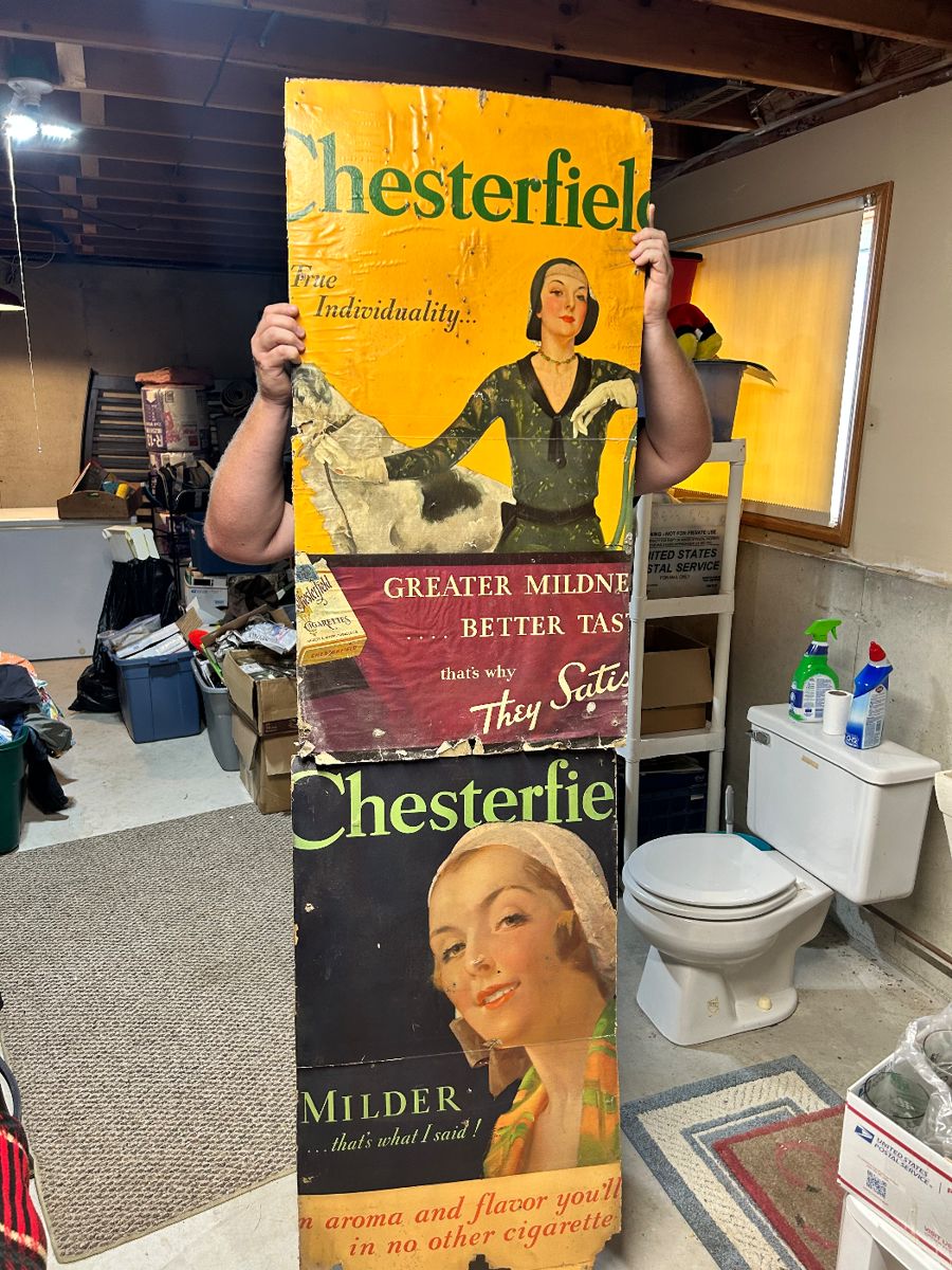Chesterfield cardboard store displays promos.