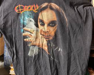 Here he is… OZZY! The Revenge of the Dove T-shirt - 2002!     It is wrinkled, but I don’t think it was worn much.                       …                                                        (will he RIP?)