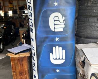 Budweiser rock paper scissors banner.