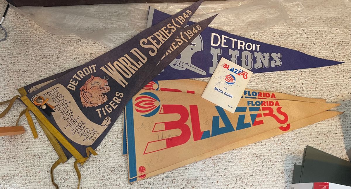 Vintage sport Pennants