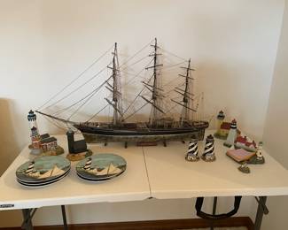 Vintage model of the Cutty Sark
