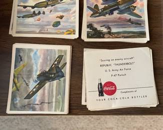 WWII promo Coke Cola cards 