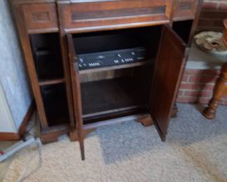 Beautiful antique victrola case