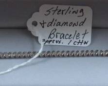 Sterling & Diamond Bracelet
