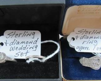 Sterling & Diamond Rings