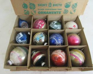 Shiny Brite Christmas Tree Ornaments 