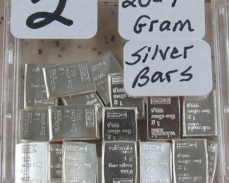 1 Gram Silver Bars