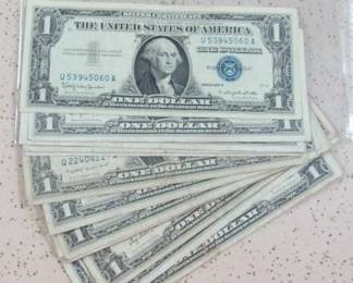 $1.00 Silver Certificates