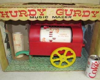 Hurdy Gurdy Music Maker Toy in Box
