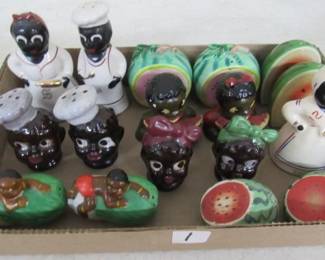 Black Art Salt & Pepper Shakers
