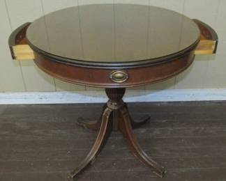 Mahogany Drum Table