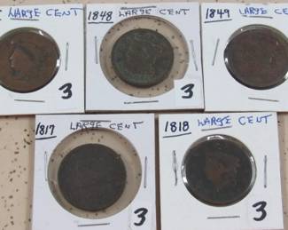 Early to Mid 1800's Large Cents
