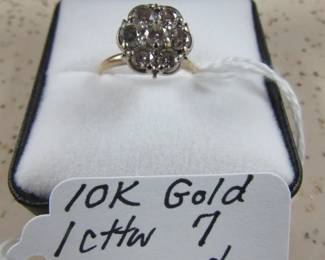 10K Diamond Dinner Ring