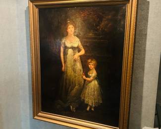 Oil on canvas , 19th century unsigned
63 by 51 inches