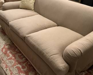 A pair of Mason Art of New Yrok custom made deep seat sofa's. Super comfy.  Perfect for a gathering space that desires a comfy conversation.