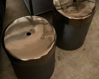 Outdoor end tables. New 