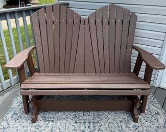 Polywood Adirondack Glider.  Like new condition.   $200