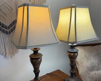 Table lamps- Both in working condition- $25 set