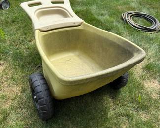 Heavy Duty Plastic Yard Cart- $50