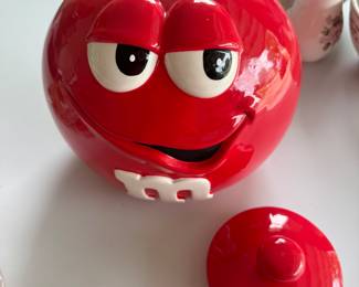 M&M Cookie jar & Cookie cutters $15