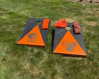 Cleveland Browns Cornhole set.   $50