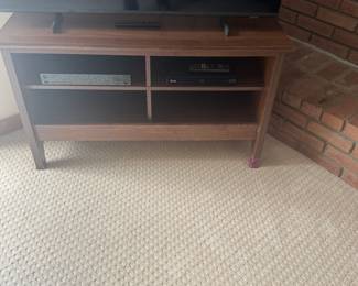 Corner tv stand.  Does have some damage to legs.  $25