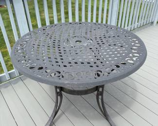 Metal Patio Table $75