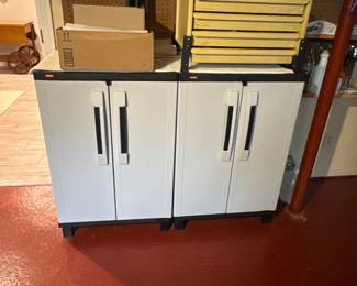 Keter Utility Heavy Duty Plastic storage cabinet.   $40 each.  (3 available).