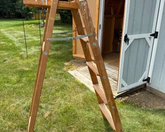 Wooden painters ladder $25