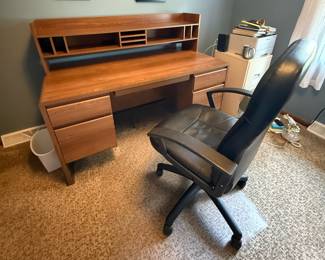 Desk with chair $75 for set. 