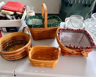 Longaberger baskets- 4 for $40