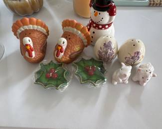 Salt & Pepper shakers $10 for all 5 sets